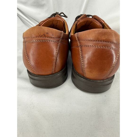 Florsheim Comfortech Men\'s Cap Toe Oxford Dress Shoes Brown Leather Size 8.5D